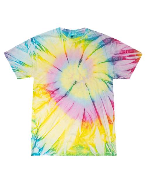 Multi-Color Tie-Dyed T-Shirt - Front - B10002433 - Lollypop