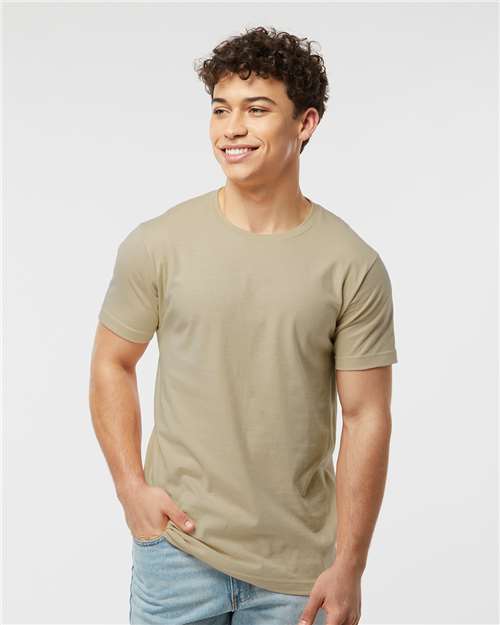 Fine Jersey T-Shirt - OnModelFront - B10259892 - Sand