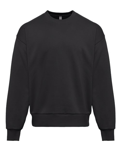 Unisex Heavyweight Crewneck Sweatshirt - Front - B05518103 - Graphite Black