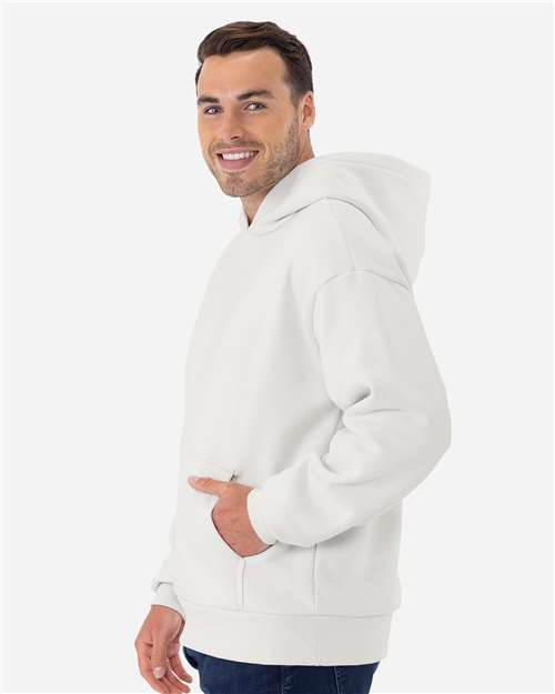 Unisex Heavyweight Fleece Hoodie Sweatshirt - OnModelSide - B22218094 - Bone
