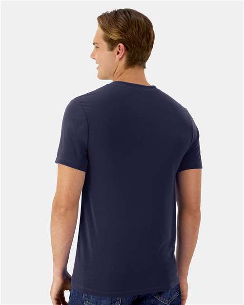 Cool DRI® Cotton Touch T-Shirt - OnModelBack - B10000653 - Athletic Navy