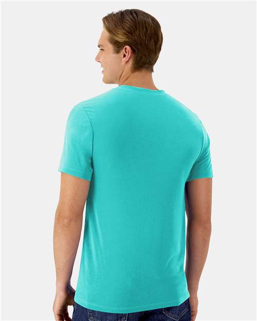 Cool DRI® Cotton Touch T-Shirt - OnModelBack - B10000193 - Athletic Teal