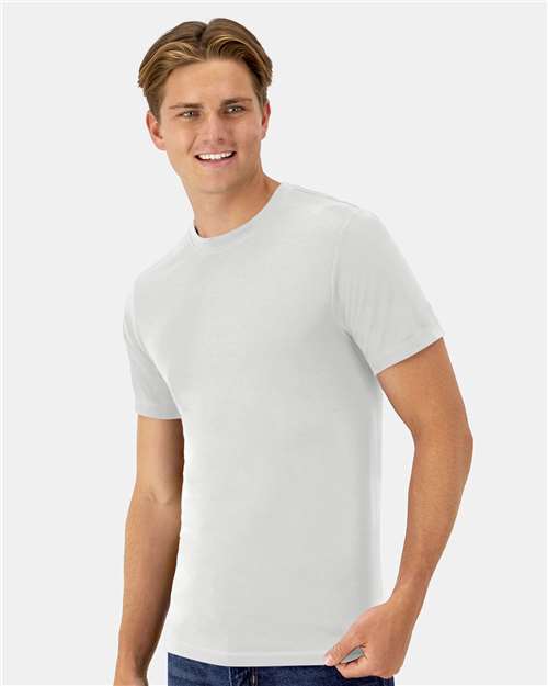 Cool DRI® Cotton Touch T-Shirt - OnModelSide - B10000003 - White