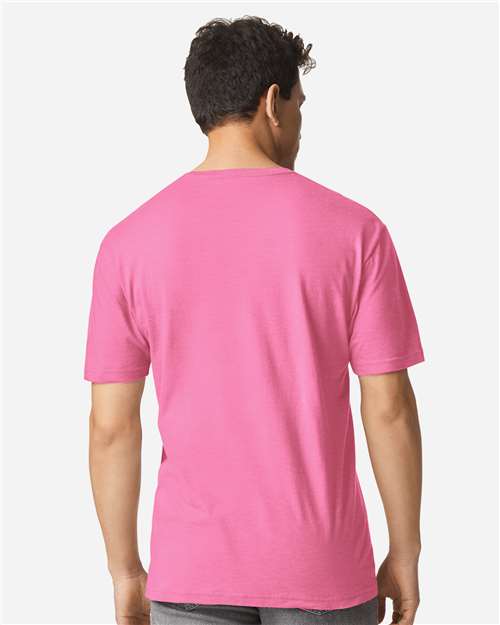 Unisex Light Cotton T-Shirt - OnModelBack - B02860302 - Azalea