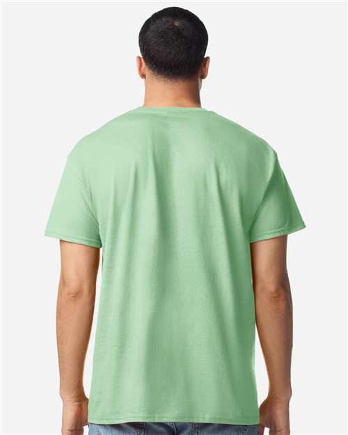 Unisex Light Cotton T-Shirt - OnModelBack - B02860172 - Mint Green