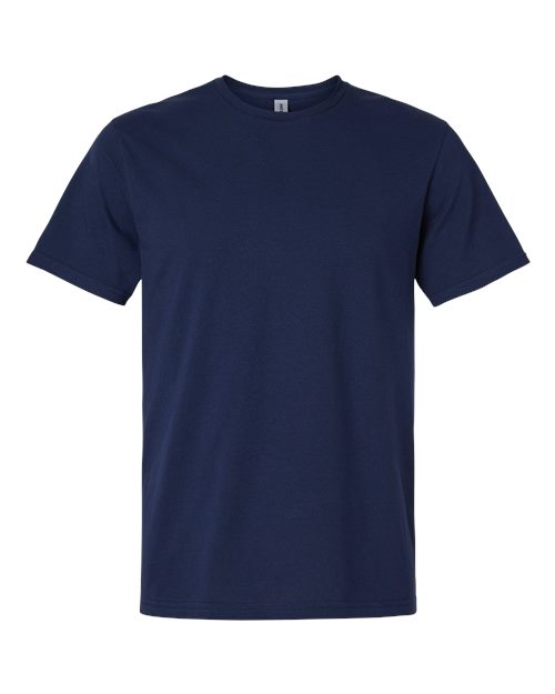 Light Cotton T-Shirt - Front - B02860112 - Navy