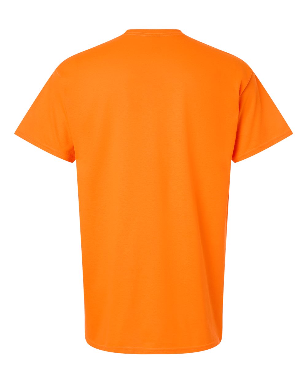 Light Cotton T-Shirt - Back - B02860662 - Safety Orange