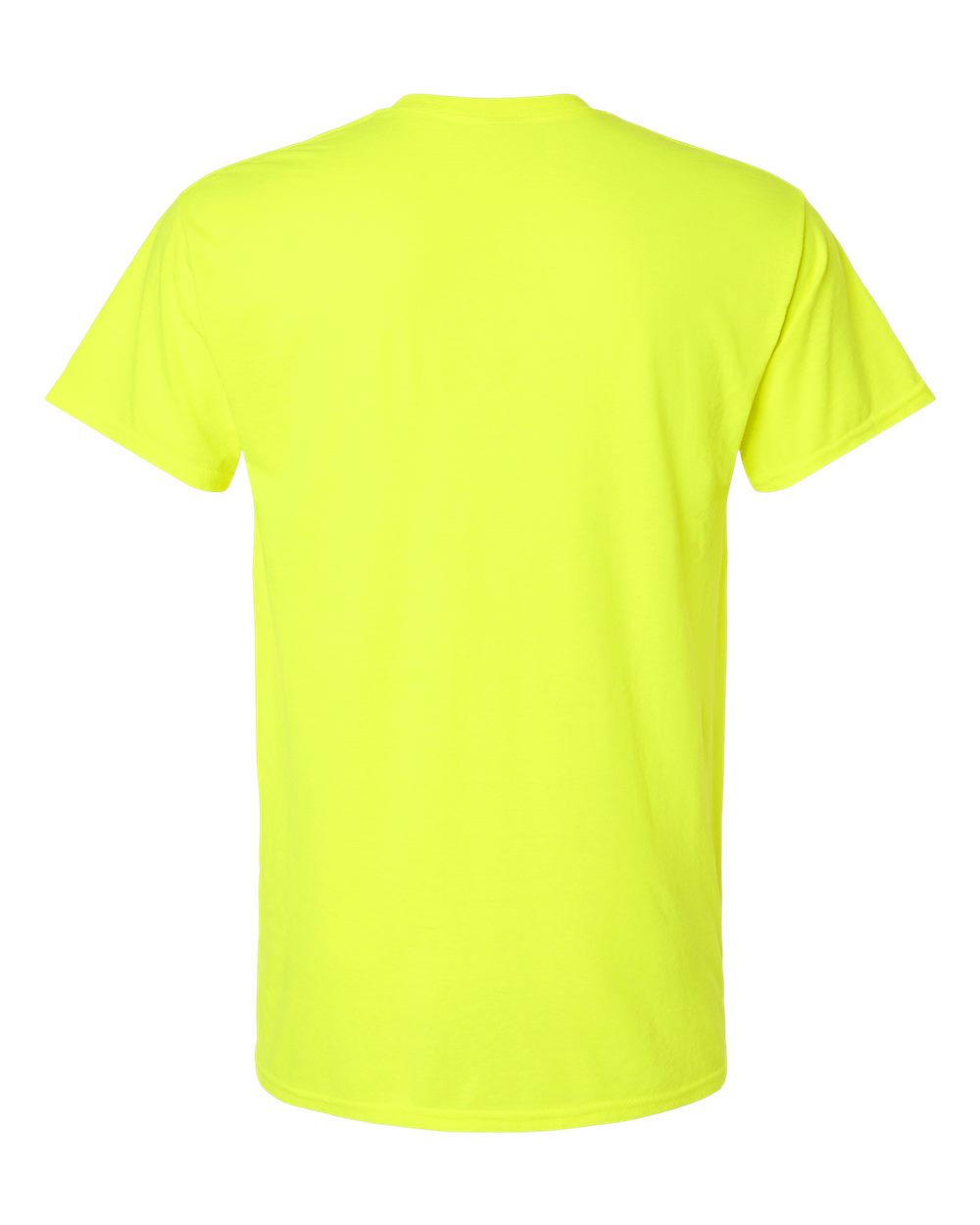 Light Cotton T-Shirt - Back - B02860122 - Safety Green