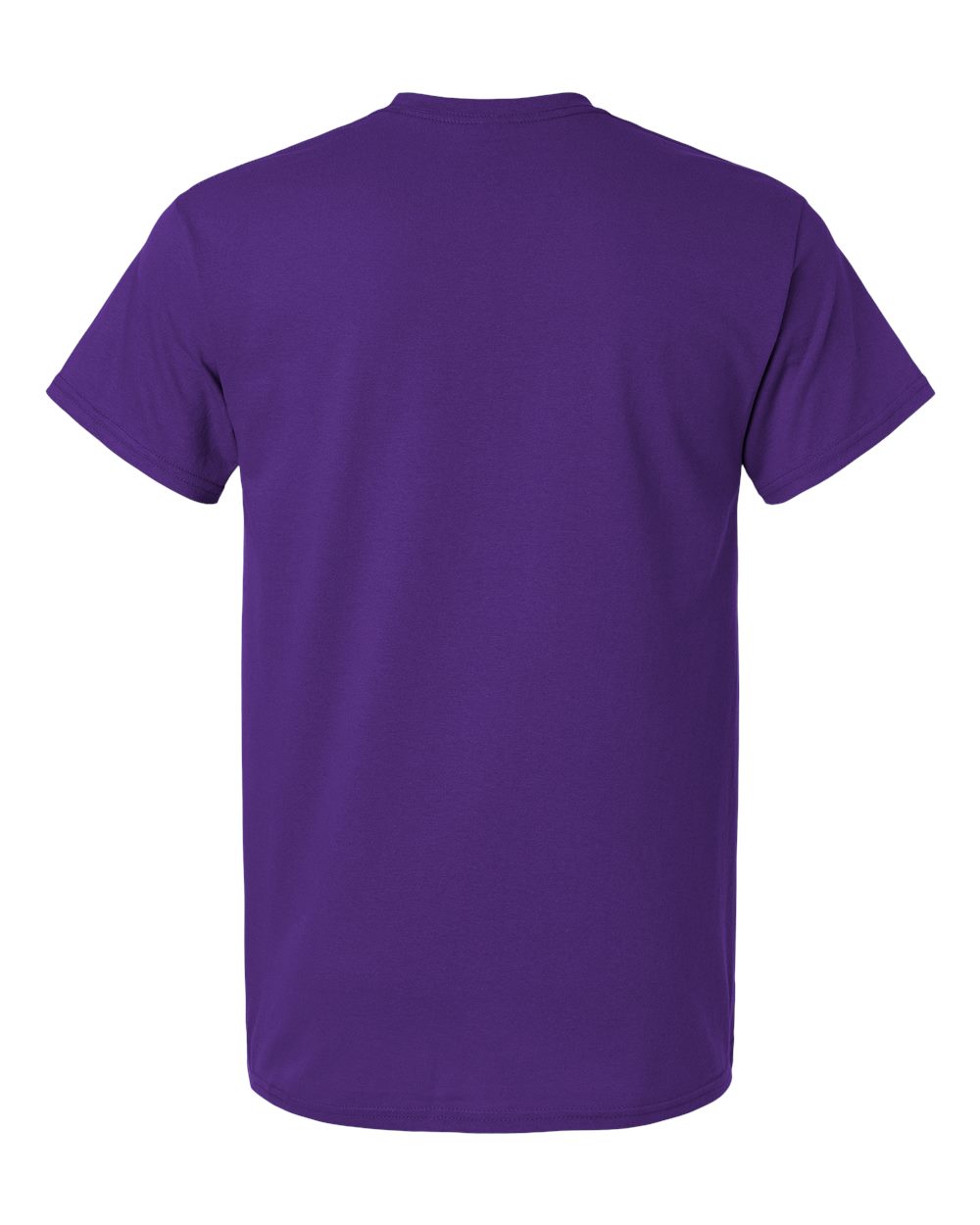 Light Cotton T-Shirt - Back - B02860672 - Purple