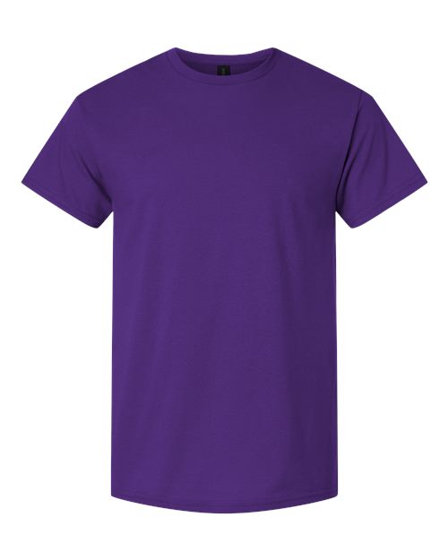 Unisex Light Cotton T-Shirt - Front - B02860672 - Purple