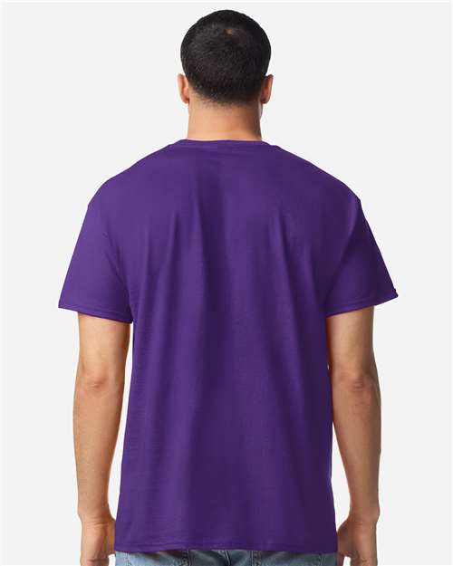Unisex Light Cotton T-Shirt - OnModelBack - B02860672 - Purple