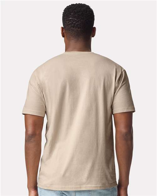 Light Cotton T-Shirt - OnModelBack - B02860242 - Sand