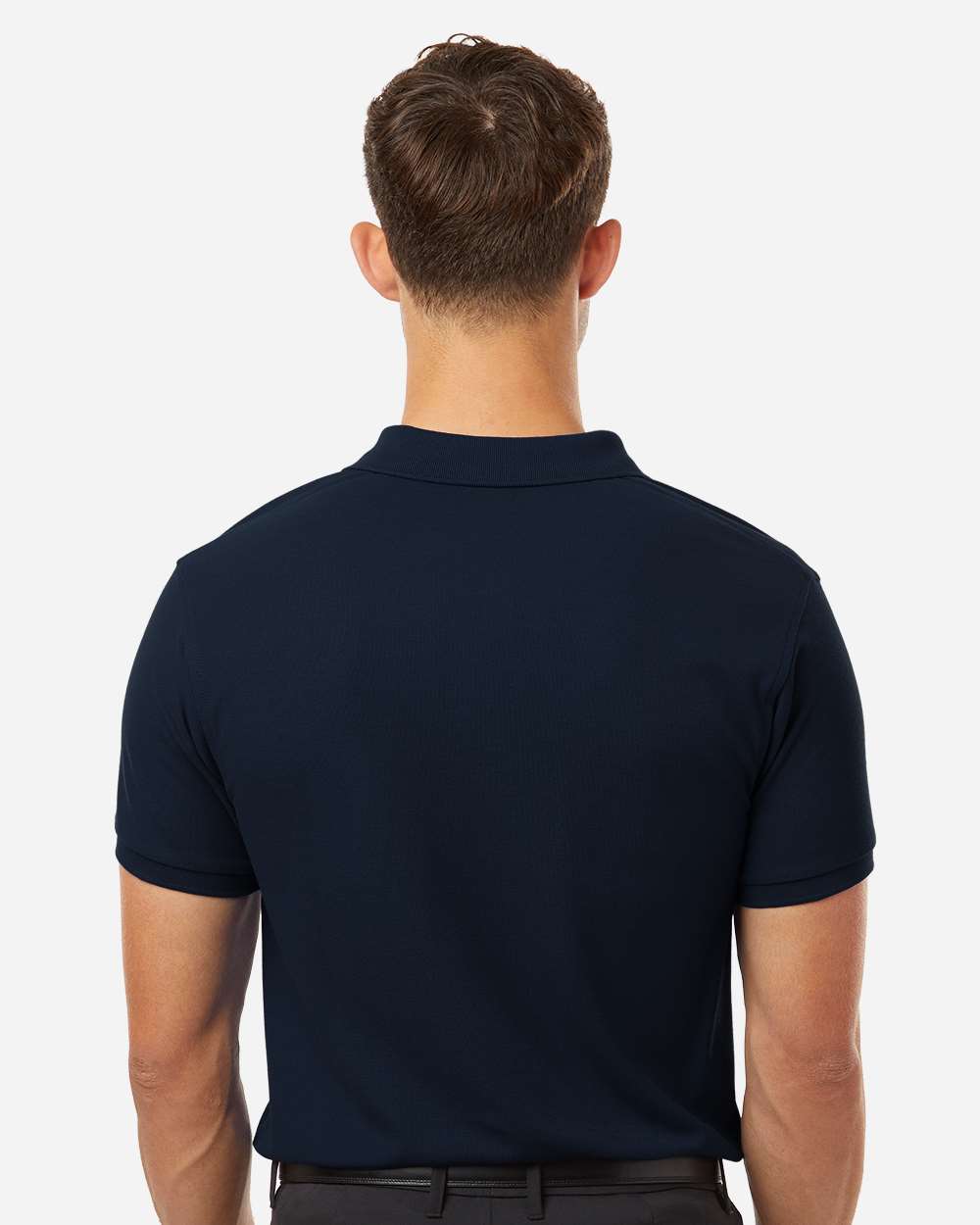 Pique Polo - OnModelBack - B00596192 - Navy