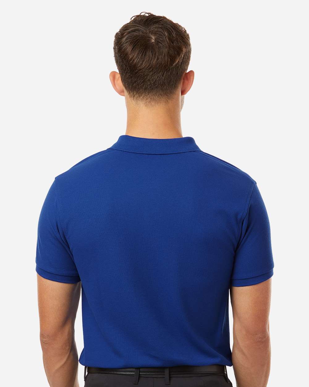 Pique Polo - OnModelBack - B00596752 - Royal