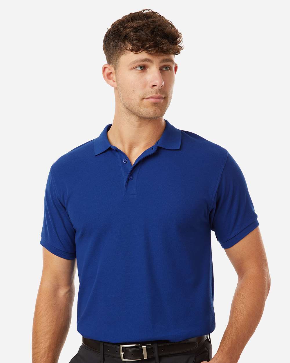 Pique Polo - OnModelFront - B00596752 - Royal