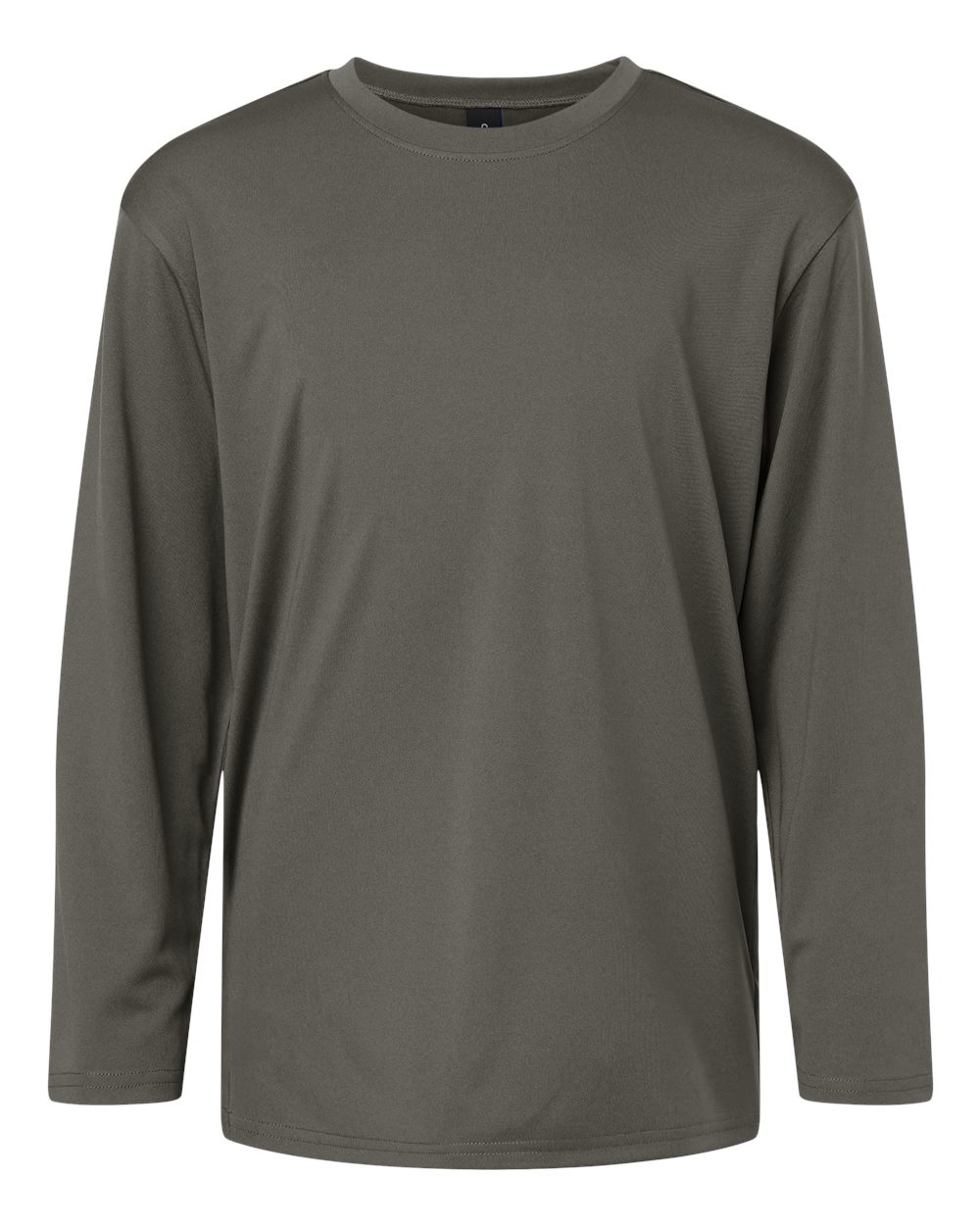 Pro-Lock Youth Performance Long Sleeve T-Shirt - Front - B00996592 - Charcoal