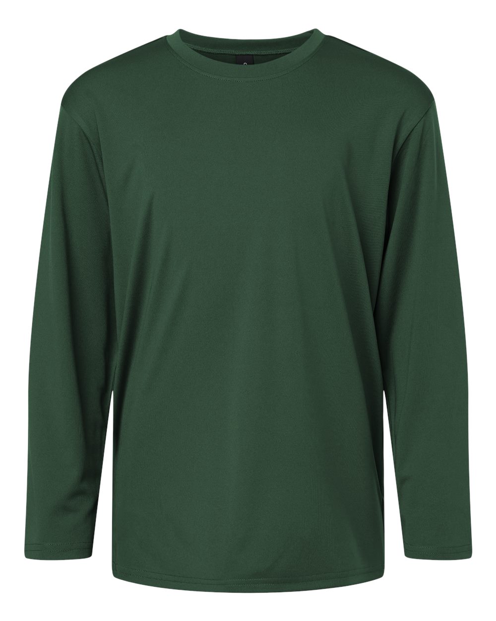 Pro-Lock Youth Performance Long Sleeve T-Shirt - Front - B00996542 - Forest Green