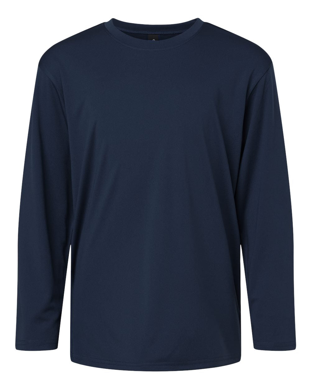 Pro-Lock Youth Performance Long Sleeve T-Shirt - Front - B00996132 - Navy