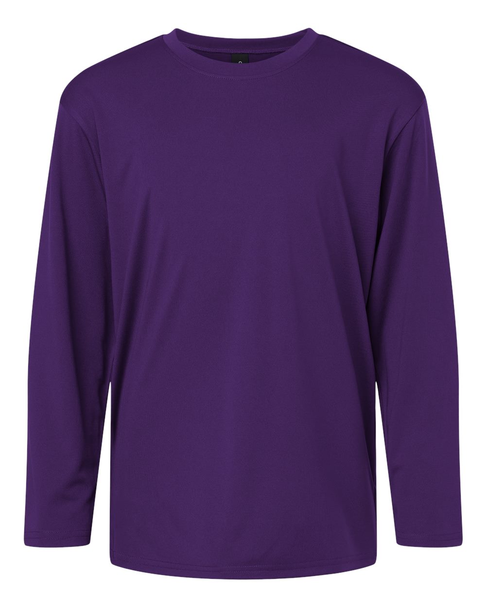 Pro-Lock Youth Performance Long Sleeve T-Shirt - Front - B00996672 - Purple