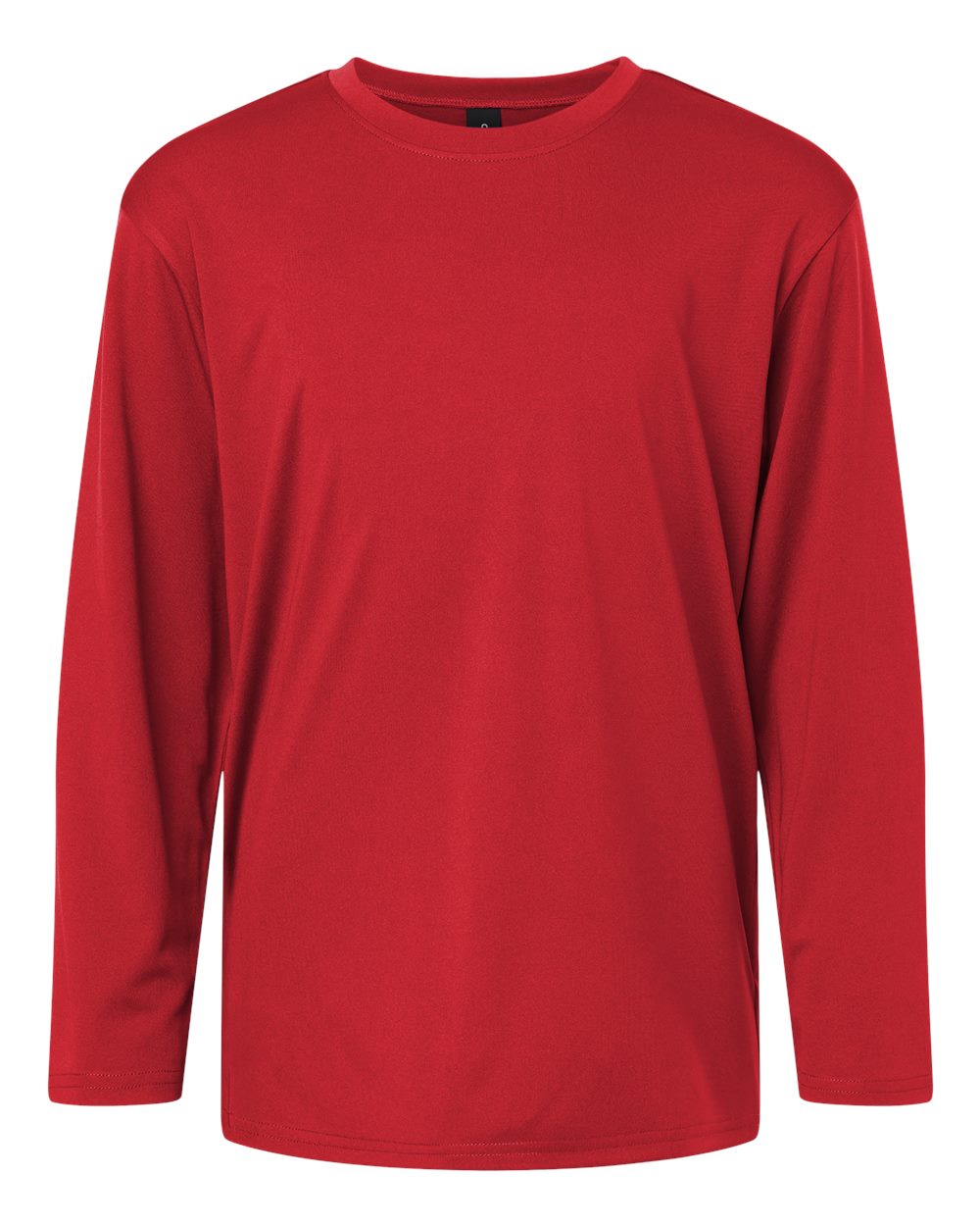Pro-Lock Youth Performance Long Sleeve T-Shirt - Front - B00996702 - Red