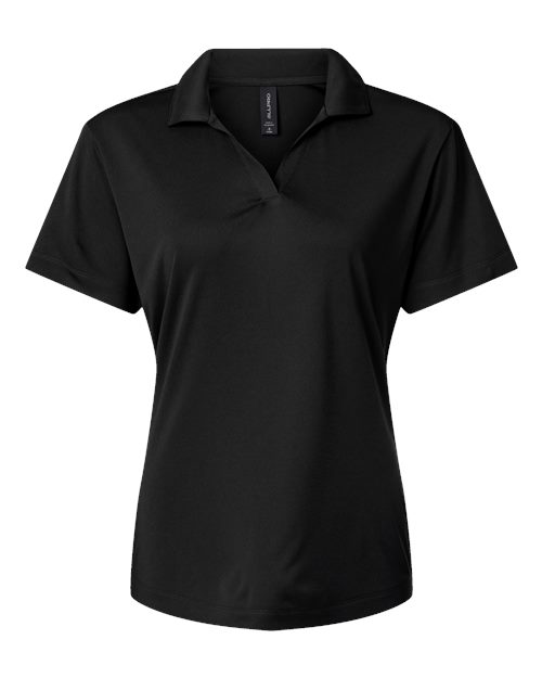 Pro-Lock Women's Performance Polo - Front - B01896503 - Black