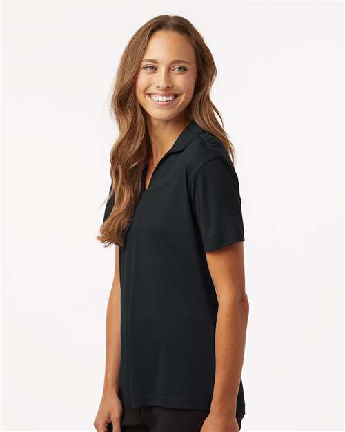 Pro-Lock Women's Performance Polo - OnModelSide - B01896503 - Black