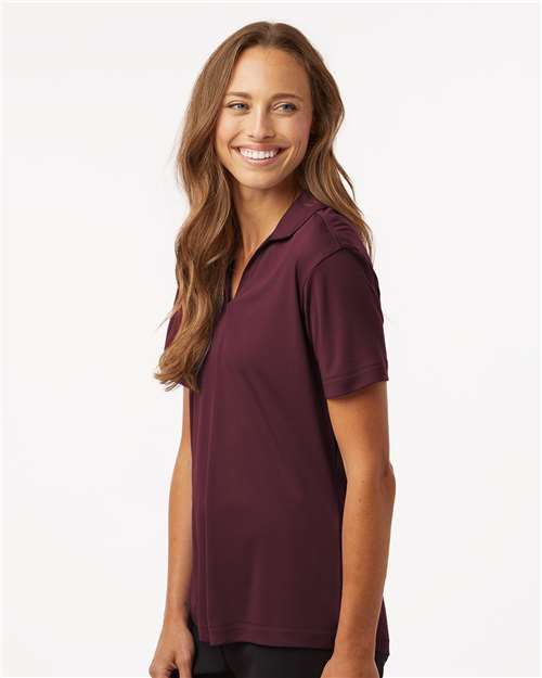 Pro-Lock Women's Performance Polo - OnModelSide - B01896533 - Maroon