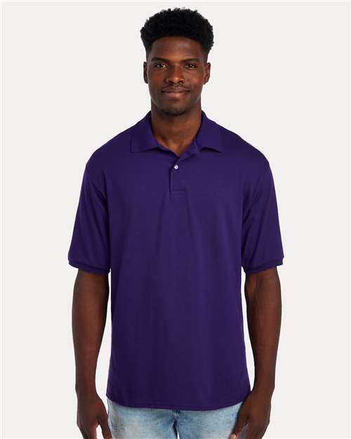 Dri-Power® Polo - OnModelFront - B02235673 - Deep Purple