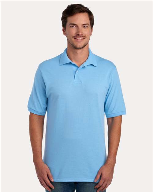 Dri-Power® Polo - OnModelFront - B02235253 - Light Blue