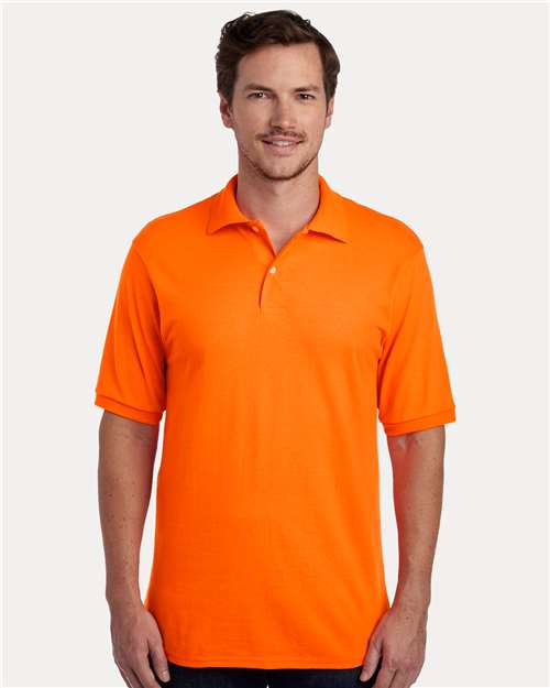 Dri-Power® Polo - OnModelFront - B02235153 - Safety Orange