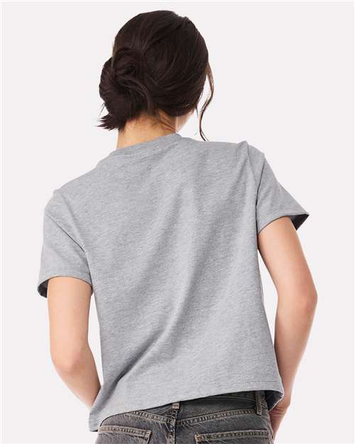 Women's 6 oz Heavyweight Tee - OnModelBack - B06606582 - Athletic Heather