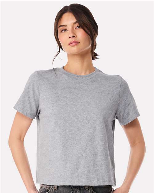 Women's 6 oz Heavyweight Tee - OnModelFront - B06606582 - Athletic Heather