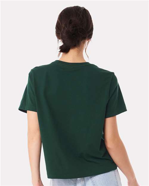 Women's 6 oz Heavyweight Tee - OnModelBack - B06606542 - Forest