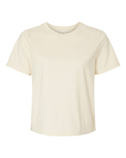 Women's 6 oz Heavyweight Tee - Front - B06606242 - Natural