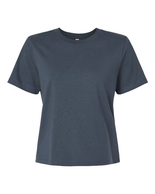 Women's 6 oz Heavyweight Tee - Front - B06606122 - Vintage Navy