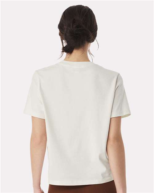 Women's 6 oz Heavyweight Tee - OnModelBack - B06606012 - Vintage White