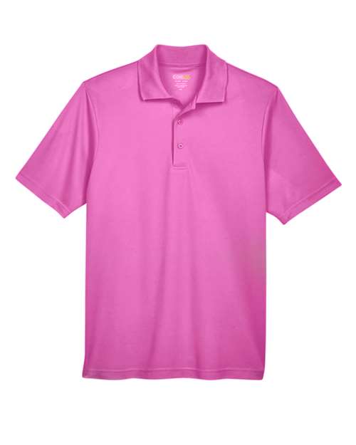 Men's Origin Performance Piqué Polo - Front - B221A7302 - Charity Pink
