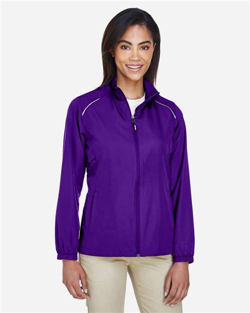 Women's Techno Lite Motivate Unlined Lightweight Jacket - OnModelFront - B209A7677 - Campus Purple