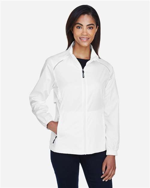 Women's Techno Lite Motivate Unlined Lightweight Jacket - OnModelFront - B209A7003 - White