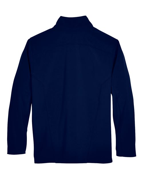 Men's Cruise Two-Layer Fleece Bonded Soft Shell Jacket - Back - B228A7652 - Classic Navy