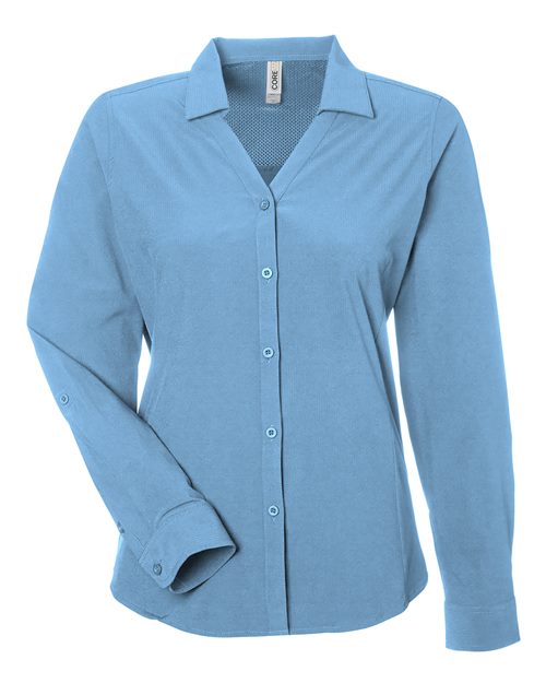 Women's Ultra UVP® Marina Shirt - Front - B292A7262 - Columbia Blue