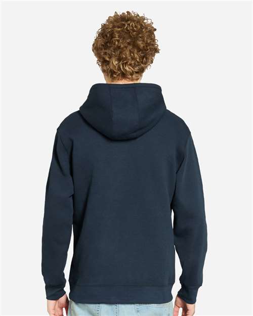 Premium Full-Zip Hooded Sweatshirt - OnModelBack - B488C9652 - Navy