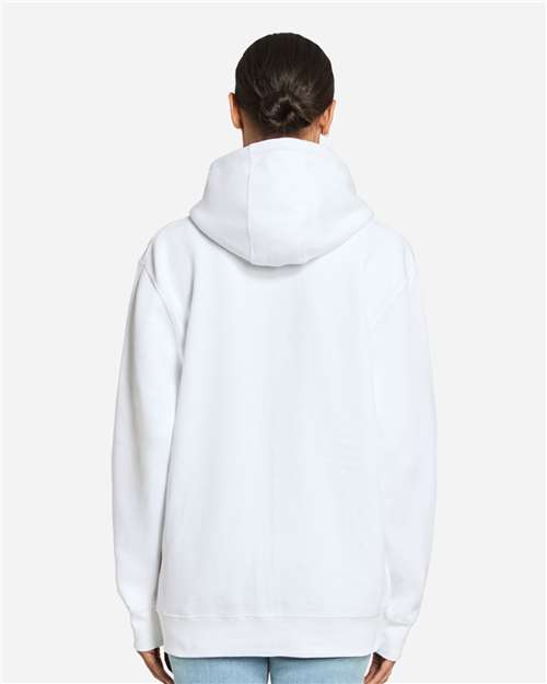 Premium Full-Zip Hooded Sweatshirt - OnModelBack - B488C9002 - White