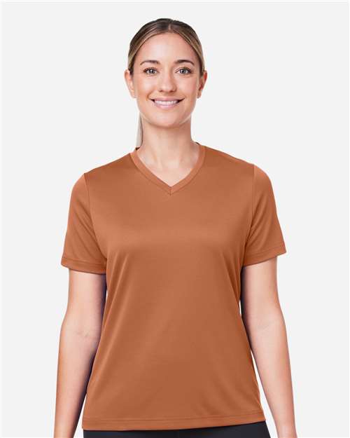 Women's Zone Performance Mesh T-Shirt - OnModelFront - B687D9324 - Sport Burnt Orange