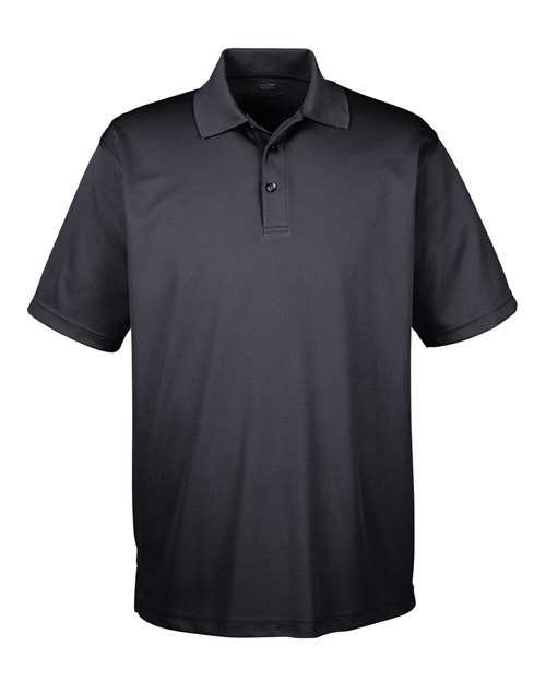 Men's Cool & Dry Mesh Piqué Polo - Front - B883E1503 - Black