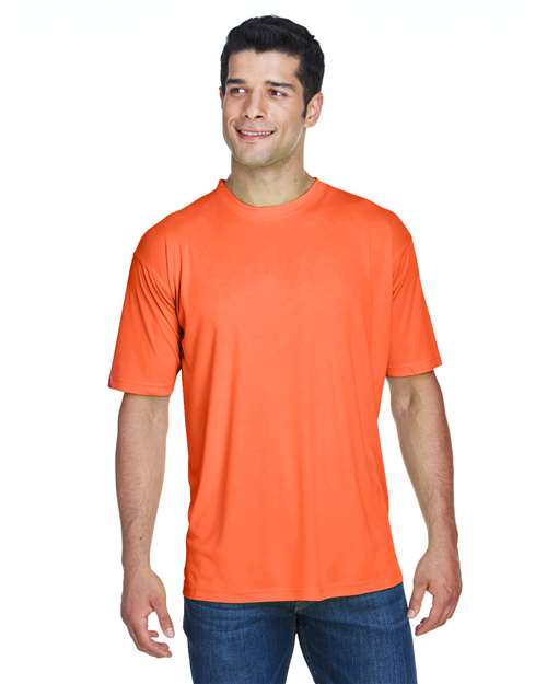 Men's Cool & Dry Sport Performance Interlock T-Shirt - OnModelFront - B907E1663 - Bright Orange