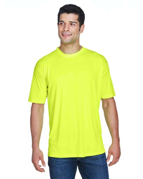 Men's Cool & Dry Sport Performance Interlock T-Shirt - OnModelFront - B907E1123 - Bright Yellow