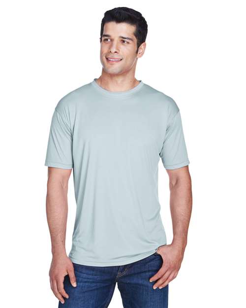 Men's Cool & Dry Sport Performance Interlock T-Shirt - OnModelFront - B907E1593 - Grey