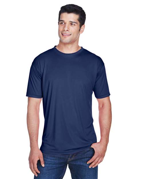Men's Cool & Dry Sport Performance Interlock T-Shirt - OnModelFront - B907E1653 - Navy