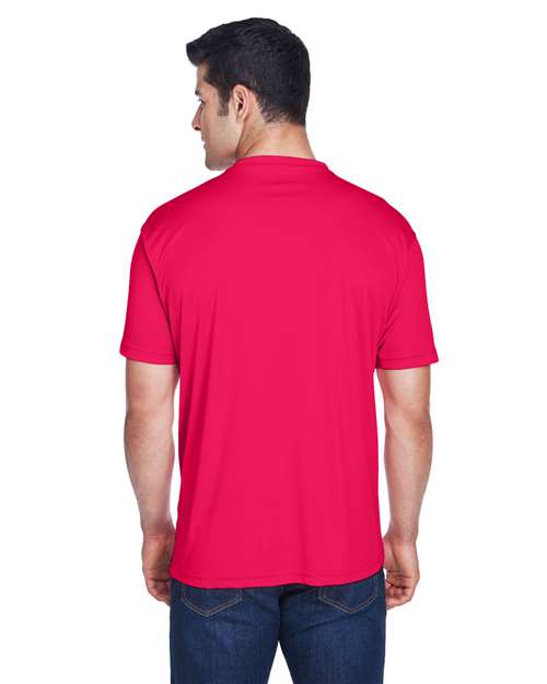 Men's Cool & Dry Sport Performance Interlock T-Shirt - OnModelBack - B907E1703 - Red